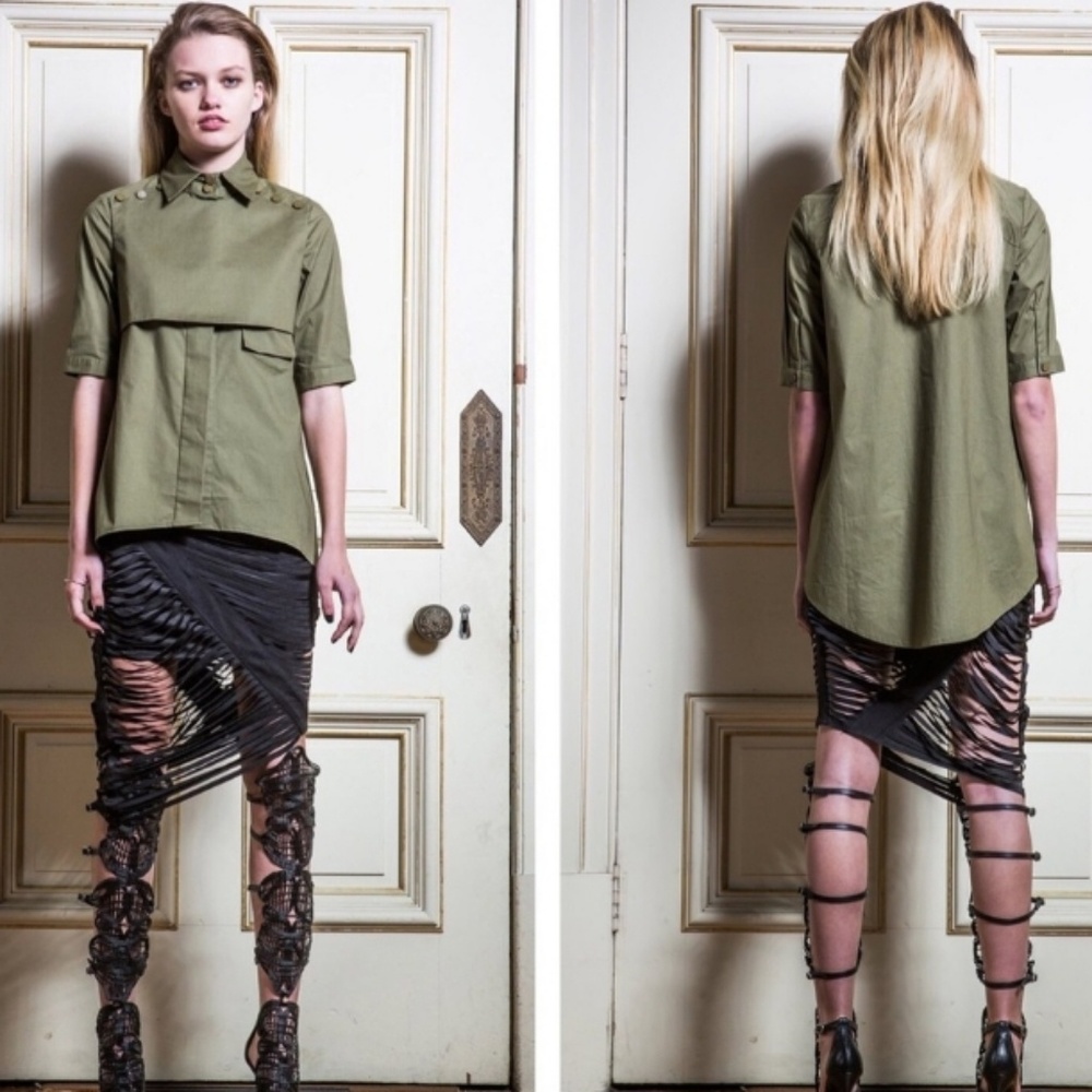 Army style shirt